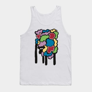 Multicoloured Sheep Tank Top